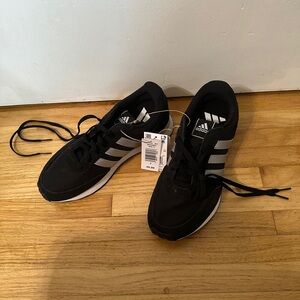 Adidas Black and White Running Shoes